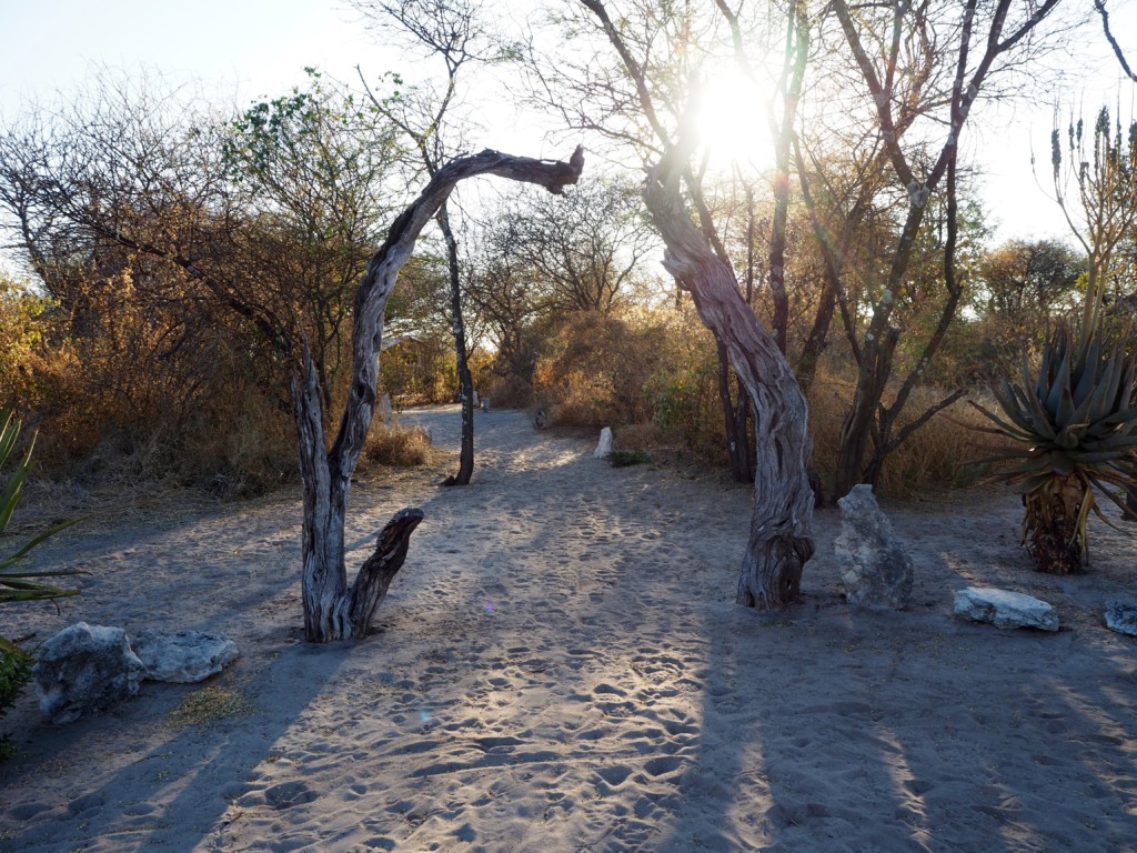 Bushmen camp Fiume Namibia Grootfontain Buschmänner San Safari lebendiges Museum Familienreise