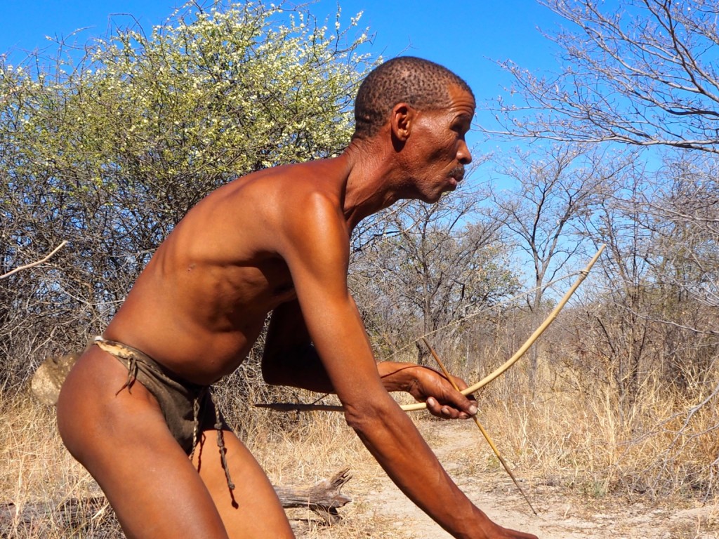 Bushmen camp Fiume Namibia Grootfontain Buschmänner San Safari lebendiges Museum Familienreise