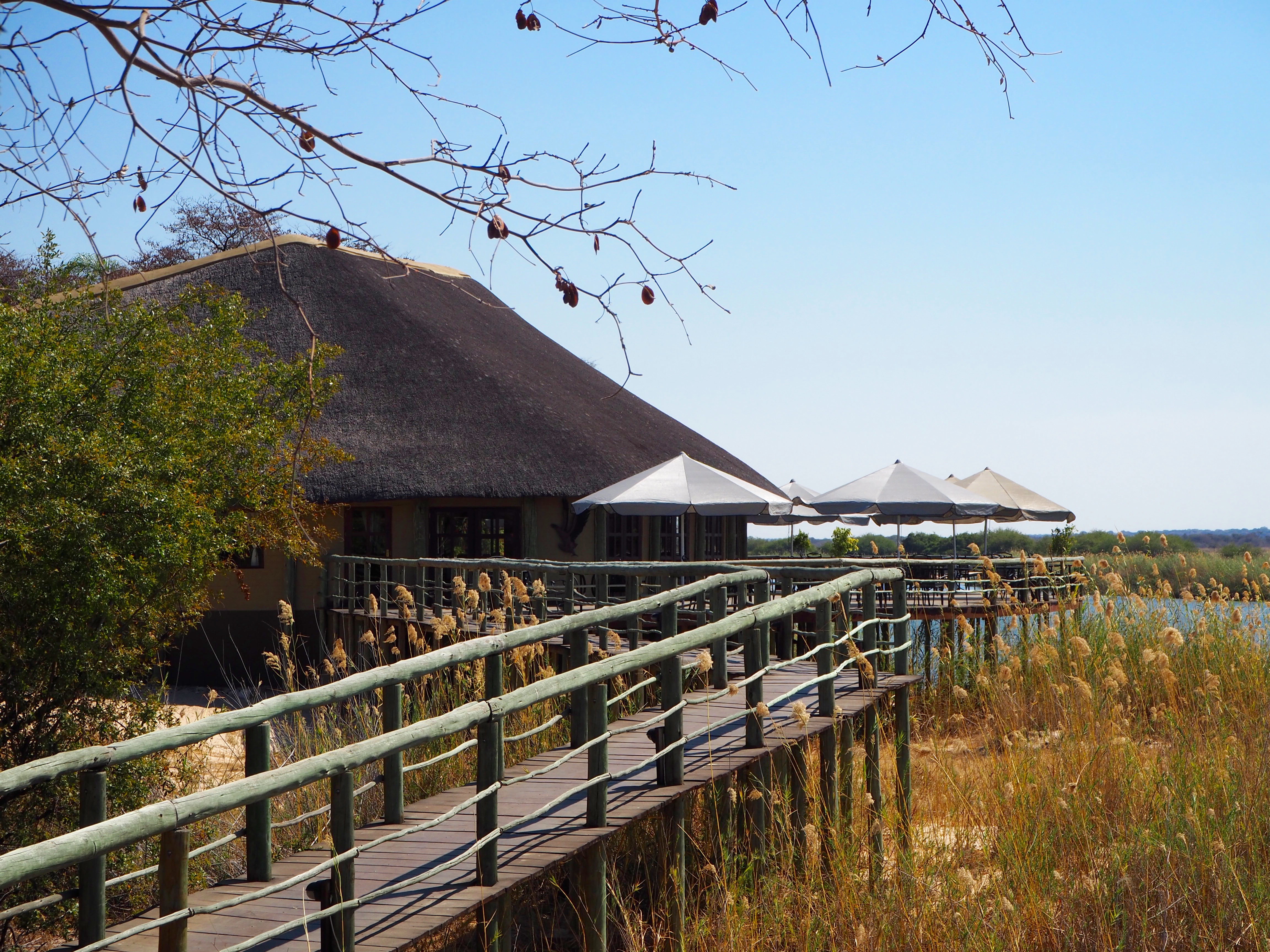 Namibia Okavango Hakusembe Lodge Hütte