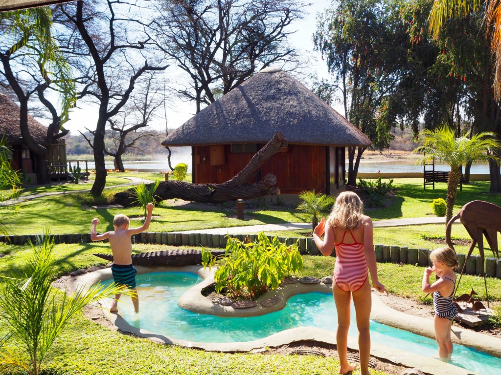 Namibia Okavango Hakusembe Lodge Hütte