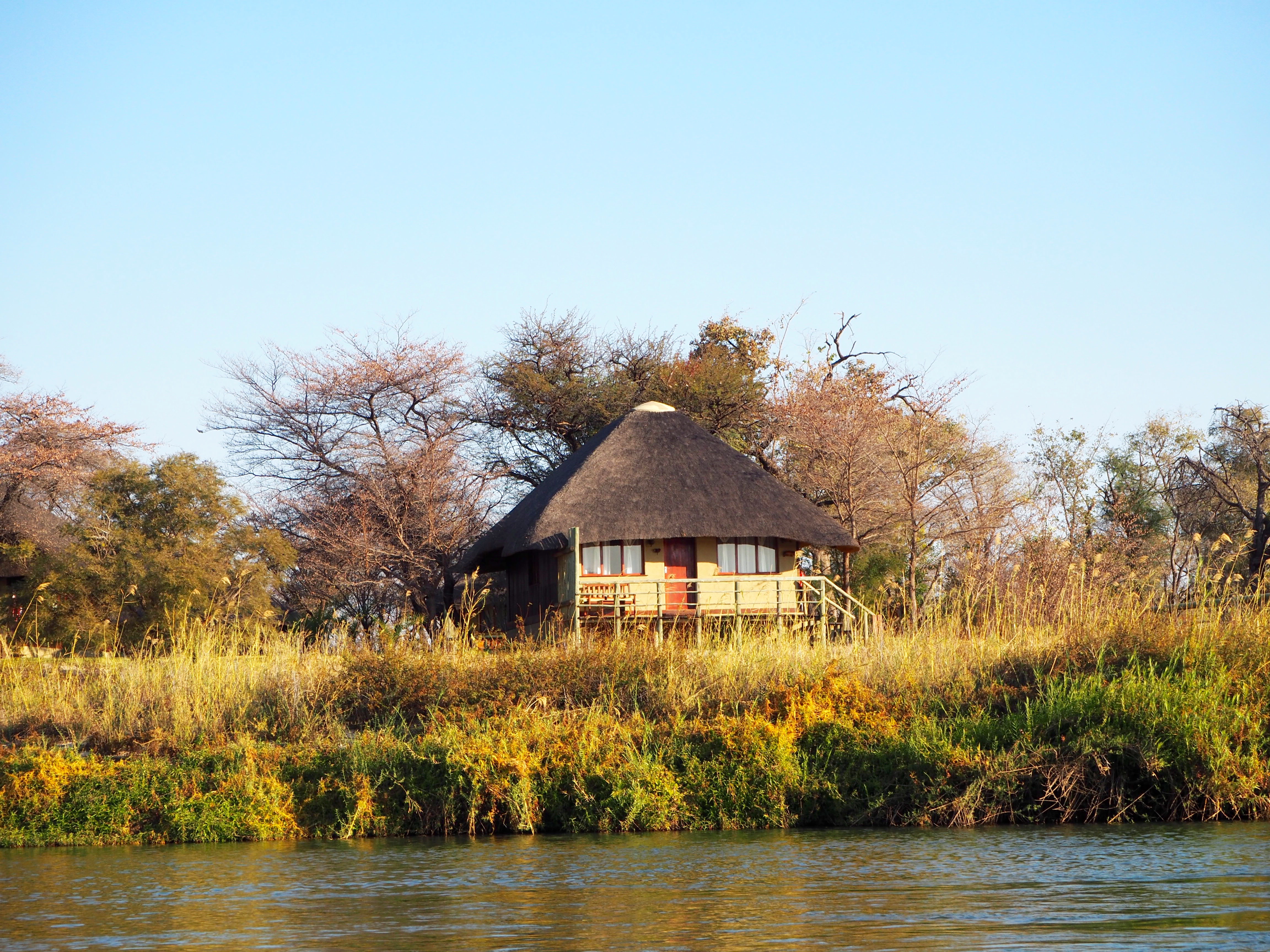 Namibia Okavango Hakusembe Lodge Hütte