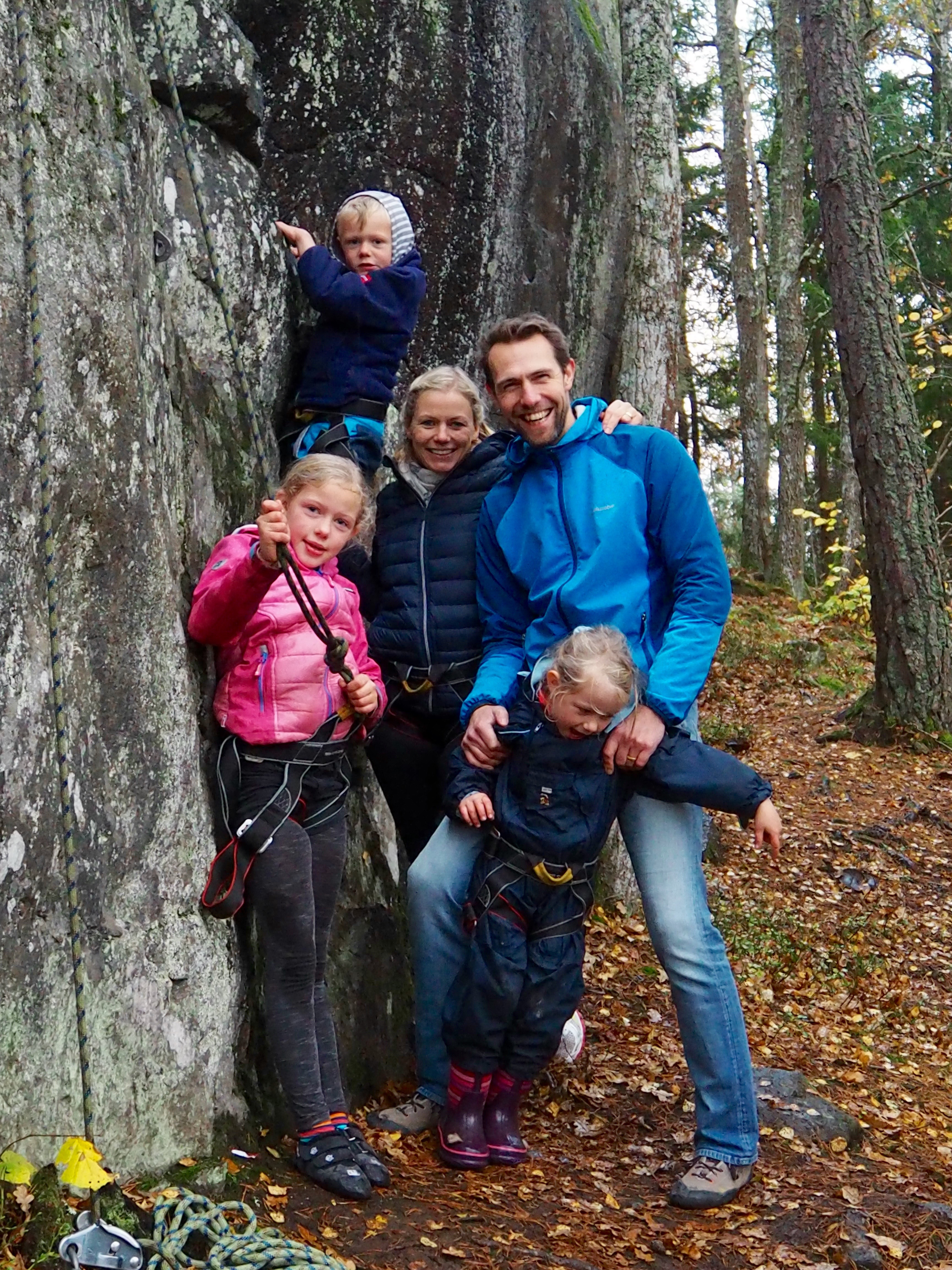 Klettern Bouldern Västervik Smaland Schweden Familie Aktivurlaub