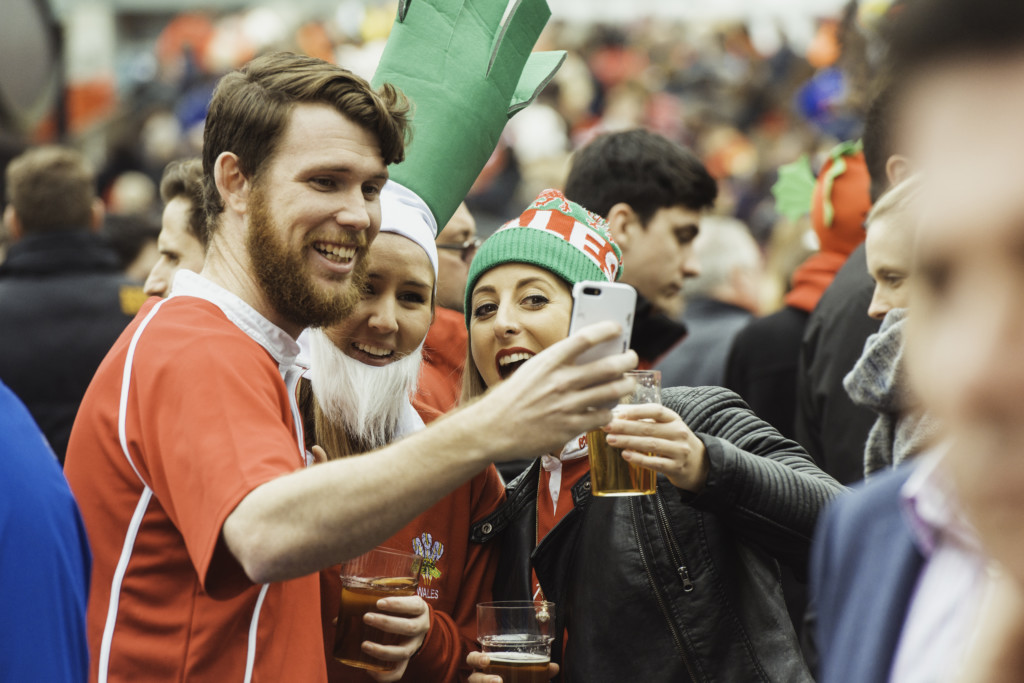 Cardiff Wales Rugby Fans