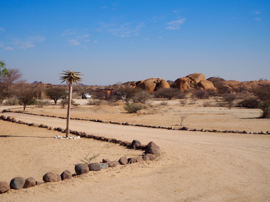 Namibia Spitzkoppe Sandpiste