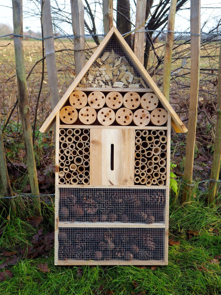 Vogelfreundlicher Garten Insektenhotel